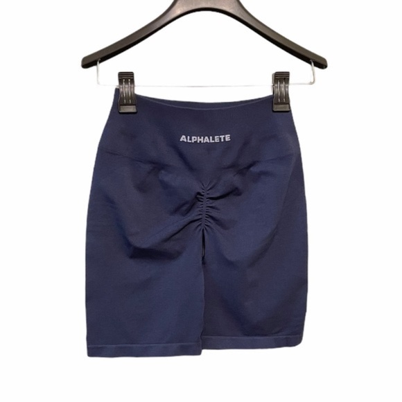 Alphalete Amplify Shorts (Tuxedo Navy Blue) - Picture 3 of 5
